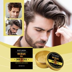 original argan oil hair styling wax for men, professional long-lasting holding gel, fluffy look, repairs broken hair