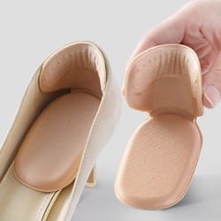 t shape sponge heel stickers shoe cushion heel protector for shoes, high heels inserts, heel pads, shoe adjuster, women
