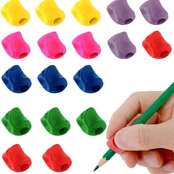 universal ergonomic writing corrector grip for kids, 10pcs handwriting aid pen holder
