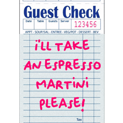 espresso martini guest check