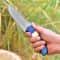 Custom Handmade Damascus Steel Hunting Knife Skinner Knife EDC Fixed Blade Knife Premium Leather Sheath 1