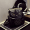 Black PU Leather Owl Backpack for Women (2).png