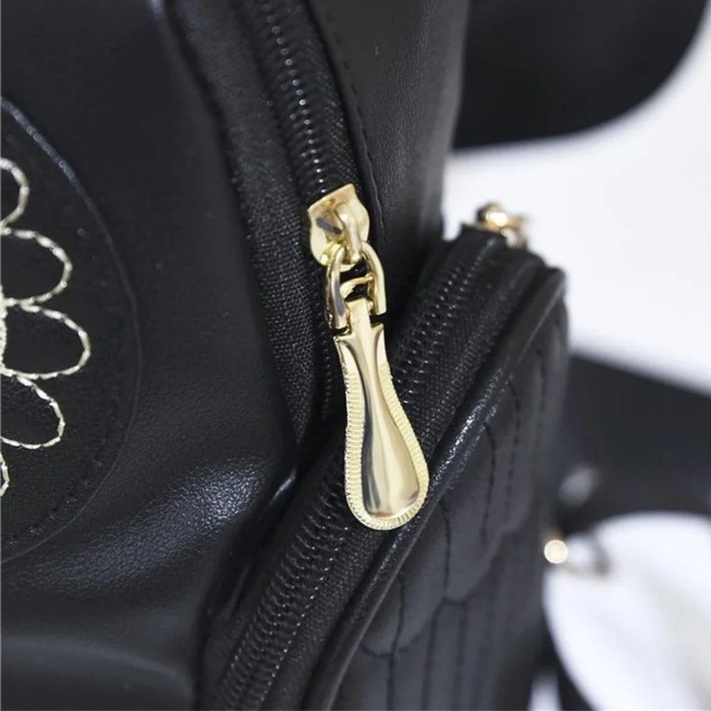 Black PU Leather Owl Backpack for Women (17).png