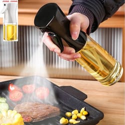 200ml/300ml oil spray bottle - kitchen bbq cooking olive oil dispenser - camping baking empty vinegar soy sauce spray