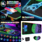15W Wireless Charging RGB Gaming Mouse Pad Large LED Desk Mat With 30W Charger 14 Light Modes Wri 1