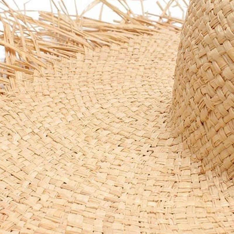 Vintage Straw Sunscreen Hat for Women Perfect Beach Sun Hat for Summer Fashion Outdoor Activities