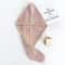 QuickDry Turban for Hair Soft Bath Towel Fiber Cap for Sports Bathroom and Wet Face Care