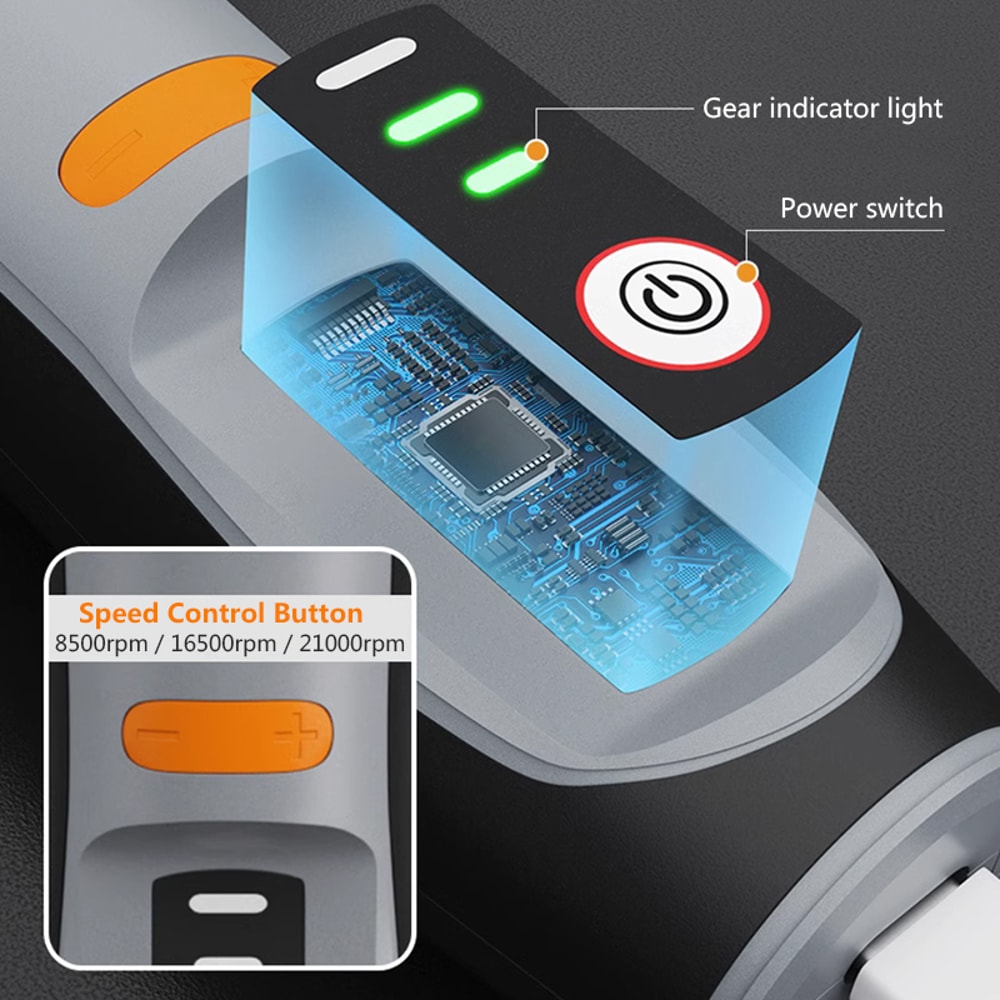 Mini Wireless Drill, Electric 3-Speed Engraving Pen & Cordless Rotary Tool for DIY, Polishing, Cutting