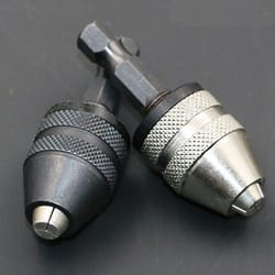 quick change adapter for drills, stonego 3/8"-24unf keyless chuck converter with hex shank