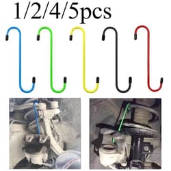 suspension disc service brake tool, s-shaped caliper hanger hook for automotive repair