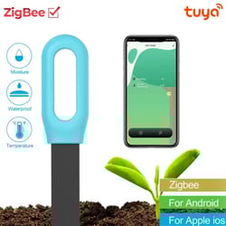tuya smart zigbee soil tester – wireless thermometer & hygrometer for garden automation & plant irrigation