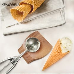 wooden utensil holder, clip-on kitchen spoon rest for cooking spatulas & spoons