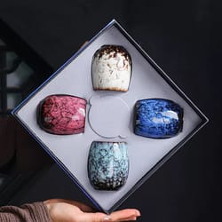 porcelain tea cup set, premium ceramic coffee mugs & espresso cups, home & office use with stylish box