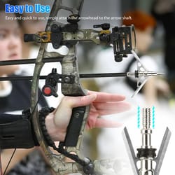 24pcs 100 grain hunting broadheads, 2" expandable arrowhead blades for archery & bowhunting