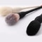 Profesional Foundation Blush Makeup Brushes, Flat Goat Wool Rattan Brush, Loose Powder Contour for Beauty Make Up