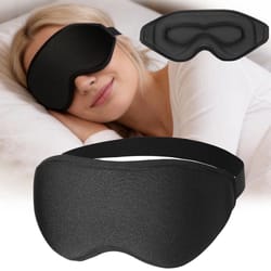 breathable sleep mask for deep rest blackout eye mask with adjustable fit