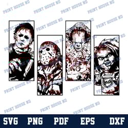 halloween horror movie killers png, halloween horror friends png, horror movie png, friends halloween png