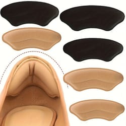 self adhesive heel protectors, heel pads for too big shoes, heel inserts for comfort and secure fit, prevent heel