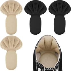 soft mesh heel pads, sponge heel cushion inserts, heel protectors for loose shoes, comfortable heel grips insoles
