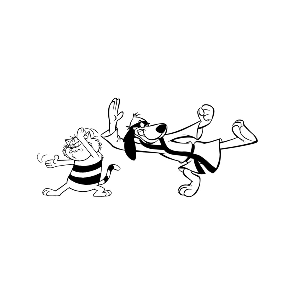Kung Fu Fighting Phooey And Spot Hong Kong Phooey .png