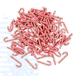 resin candy diy crafts, mini candy cane , christmas decoration red white, pendant navidad home decor new year