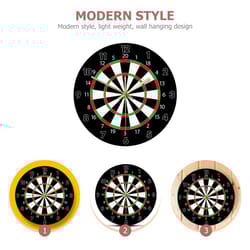 dart pattern wall hanging clock, silent modern home decor, lightweight mute room clock