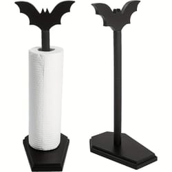 bat paper towel holder halloween decor for kitchen and bathroom gothic, home decor for oddities and curiosities