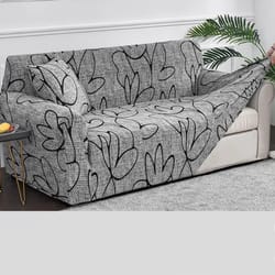 flower printed elastic sofa cover, antidirty spandex sofa cover, furniture protector for living room and bedroom decor