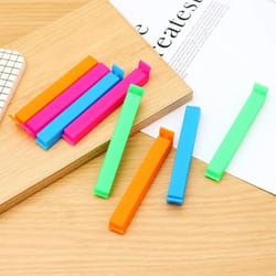 portable kitchen storage food snack seal clips, sealing bag clamp plastic tool, kitchen storage accessories