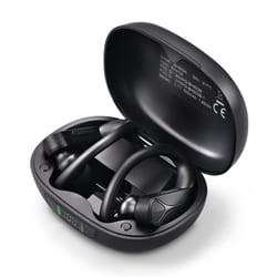 flame solo wireless earphone, tws bluetooth earbuds, enc noise cancellation mic, waterproof, perfect for running, sports