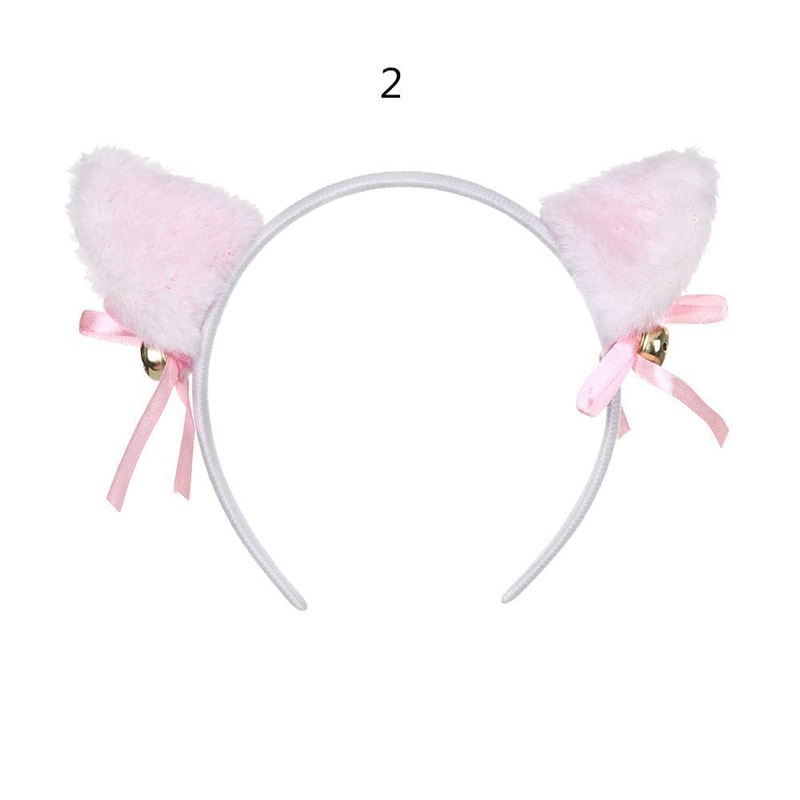 Cute Lace Black Cat Ears Headband For Women Sexy Cosplay Hair Hoop For Girls Halloween Party Decora 7