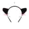Cute Lace Black Cat Ears Headband For Women Sexy Cosplay Hair Hoop For Girls Halloween Party Decora 6