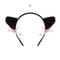 Cute Lace Black Cat Ears Headband For Women Sexy Cosplay Hair Hoop For Girls Halloween Party Decora 6