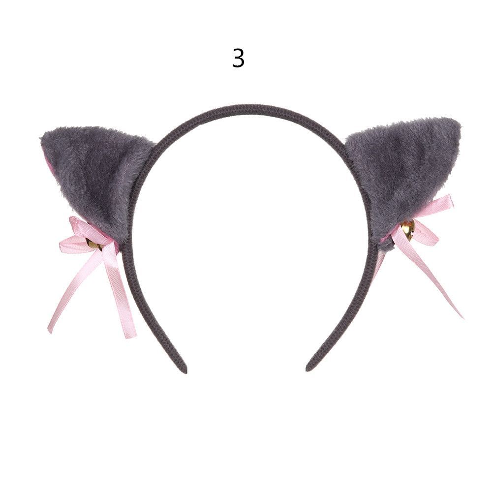 Cute Lace Black Cat Ears Headband For Women Sexy Cosplay Hair Hoop For Girls Halloween Party Decora 8