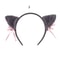 Cute Lace Black Cat Ears Headband For Women Sexy Cosplay Hair Hoop For Girls Halloween Party Decora 8
