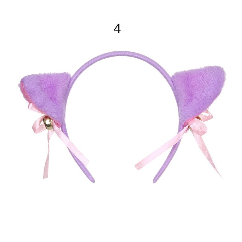 Cute Lace Black Cat Ears Headband For Women Sexy Cosplay Hair Hoop For Girls Halloween Party Decora 9