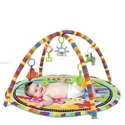 baby fitness frame, multifunctional round play crawling mat, fun sounding game blanket, pendant baby puzzle gift