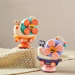 baby toy with sucker rotation, montessori inspired high chair toy, suction cups spinner for newborn gifts
