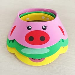 adjustable baby hair wash hat, waterproof shower cap for kids, ear protection shampoo bath