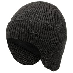 men winter hat new, soft beanie hat for male, fleece warm earflap cap, outdoor thicken ski sports knitted hat