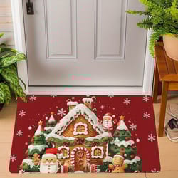 Christmas Welcome Entrance Doormat Home Decor Carpet Indoor Outdoor Floor Mat Living Room Bedroom Bath Kitchen Rugs