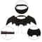 Cosplay Cat And Dog Outfit Black Bat Wings Creative Cute Pet Clothes Party Costume 5