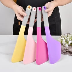 large baking spatula non-stick cream butter spatula heat resistant cookie chocolate pastry scraper kitchen tools