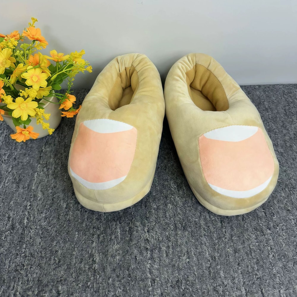 Bizarre Big Toe Slippers For Men And Women Funny Cotton Slippers Home Prank Gifts Prank Gifts Bizar 0