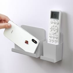 table edge cable holder, hole free storage rack, 1pc table bottom organizer, cabinet hanging wire organizer