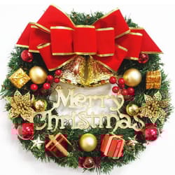 exquisite handmade christmas wreath, high-quality door hanging, simulation home decor for window