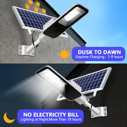 solar street light ,powerful solar light, waterproof automatic dusk to dawn for garage garden