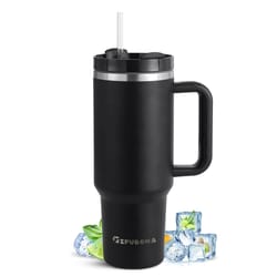 stainless steel insulated mug, thermal coffee car cup, straw water bottle, vacuum flask with handle for travel