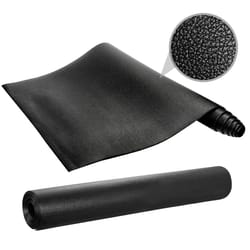 treadmill mat, exercise bikes and fitness equipment floor protector, cushioned pvc mat for noise and vibration reduction