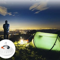 rechargeable led outdoor camping lantern with usb & solar charging